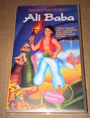 VHS ALI BABA 1995 TUHANNEN JA YHDEN YÖN SATU FUTURE FILM