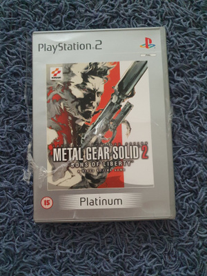 PS2 Platinum Metal Gear Solid 2: Sons of Liberty peli cib