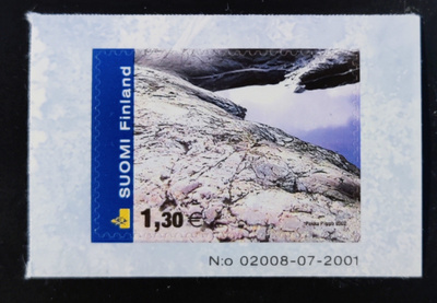 2002 Suomalainen peruskallio tilausnumerolla 1,30 € **