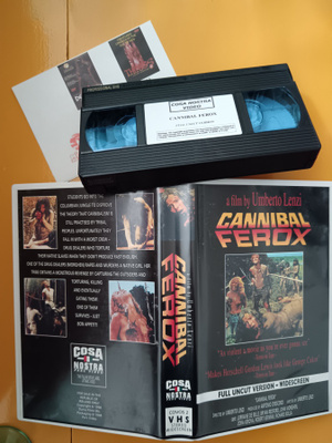 Cannibal ferox [VHS] Irlanti kasetti