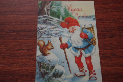 Joulukortti 1940-luvulta