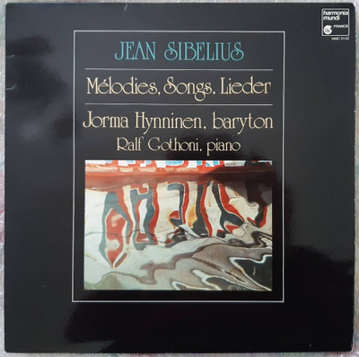 Jean Sibelius: Melodies, Songs, Lider Ranska LP EX