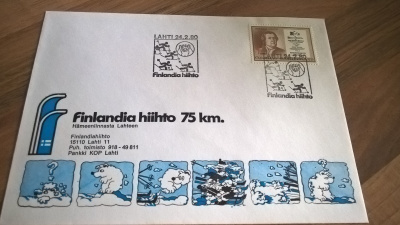 Kuori Finlandia hiihto 75km 1980 erikoisleimalla