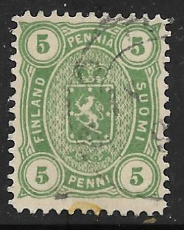 Nelilukuiset 1885 5p (LAPE 20) O