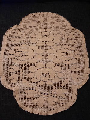 Virkattu liina 49x41cm
