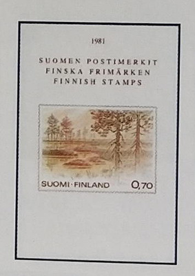 Suomen merkkien vuosilajitelma 1981