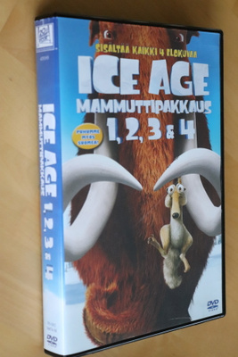 4DVD Ice Age Mammuttipakkaus elokuvat 1-4