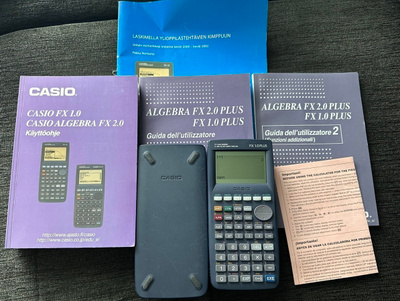 Casio FX 1.0 Plus graafinen laskin ja ohjeet