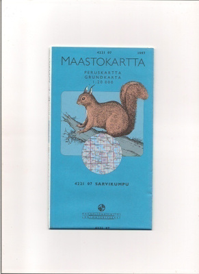 Maastokartta 1:20 000 Sarvikumpu