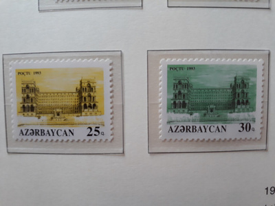 Azerbaidzan 1993 - Bakun parlamenttitalo (4)  ++