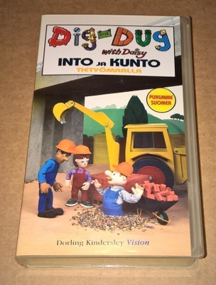DIG AND DUG WITH DAISY   INTO JA KUNTO TIETYÖMAALLA VHS