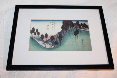 Japanilainen puupiirros Hiroshige