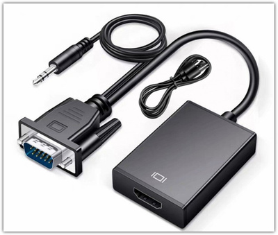 1080P Full HD VGA-HDMI-yhteensopiva sovitinkaapeli #30348