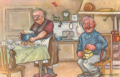 VANHA POSTIKORTTI - (PK-1) (no13)