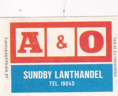 Sundby. Lanthandel A & O   7/6