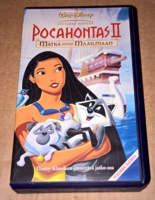 POCAHONTAS 2 MATKA UUTEEN MAAILMAAN VHS WALT DISNEY
