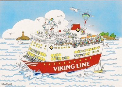 LAIVAKORTTI - VIKING LINE - 9
