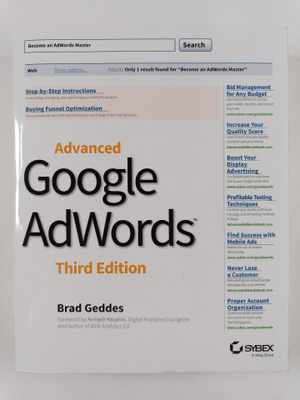 Brad Geddes : Advanced Google AdWords