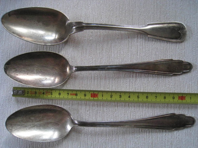 Ruokalusikka 3 vanhaa – alpakkaa