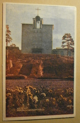 Helsinki, Töölön seurakuntatalo, p. 1971 + erikoisleima