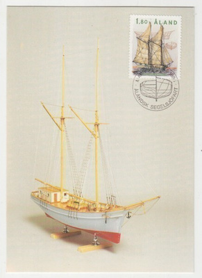 Åland  Maksimikortti numero 3