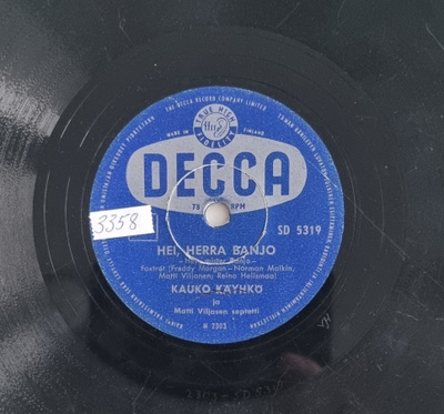 Savikiekko 1955 - Kauko Käyhkö - Decca SD 5319