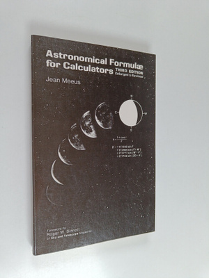 Jean Meeus : Astronomical Formulae for Calculators