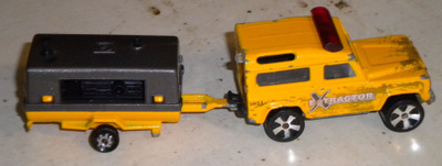 Majorette Land Rover 266 + generaattoritraileri 21760