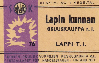 Lappi T.L. Lapin kunnan  osuuskauppa r.l.  6/6