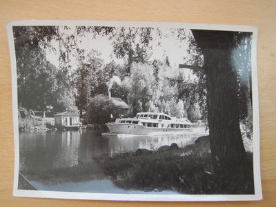 VANHA Postikortti Laiva Roine 1950-luku