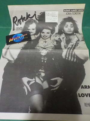 ARMY OF LOVERS 3x NIMIKIRJOITUKSET SANOMALEHTILEIKKEESSÄ