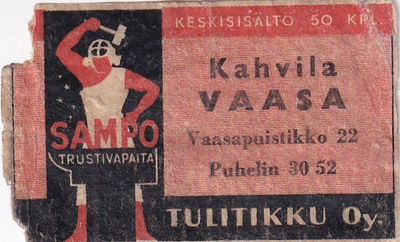 Kahvila Vaasa, Vaasapuistikko 22    7/14