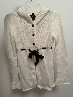 H&M tyttöjen neulehuppari 158/164cm