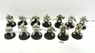 WH40K - 13kpl Rogue Trader Imperial Guard figuuria [K6]