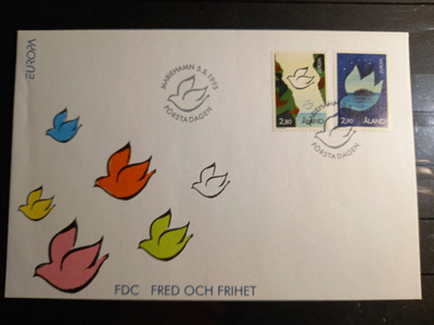 ÅLAND EPK FDC 4/1995: Eurooppamerkit