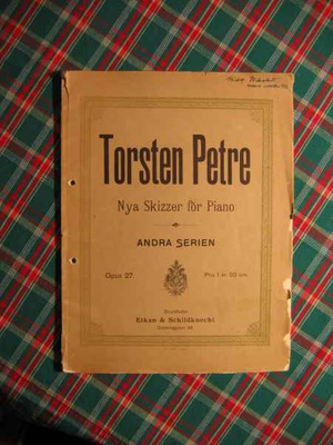 Pianonuotit / Torsten Petre Op.27