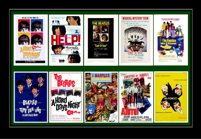 BEATLES - postikorttisetti   (Upea Lahja!) movie pstrs