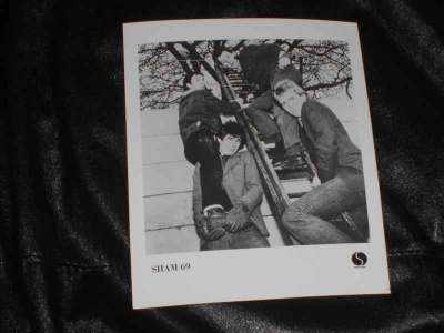 SHAM 69 alkuperäinen promo kuva vuodelta 1978 *20,5x 25,5cm*