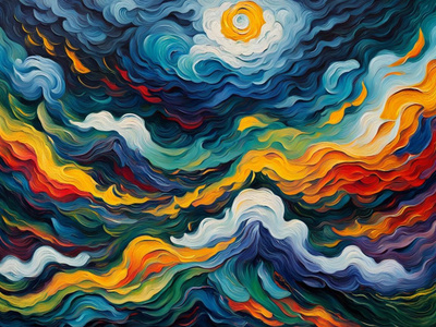 Uusi Abstrakti alumiinitaulu 30 cm x 40 cm