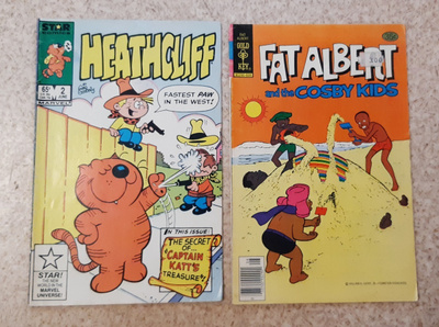 Heatcliff ja Fat Albert sarjakuvalehdet