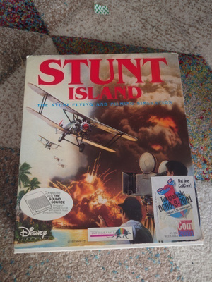 stunt island pc big box DOS