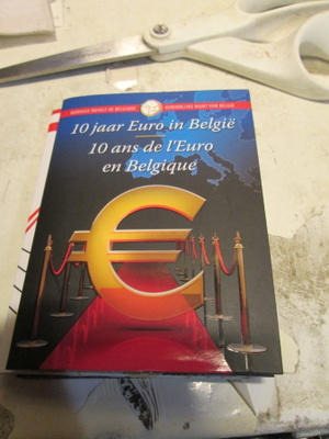 2012 Belgia  2 € euro 10 v  CoinCard