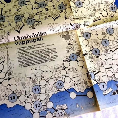 Länsiväylän Vappupeli v. 1983
