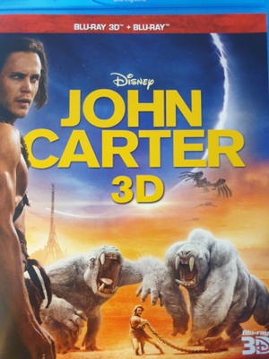 JOHN CARTER BLU-RAY 3D + BLU-RAY