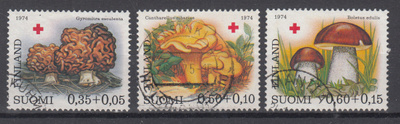 1974 Punainen Risti pyöröleimatut