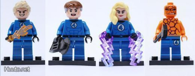 FANTASTIC FOUR / Figuuripaketti ( 4kpl )