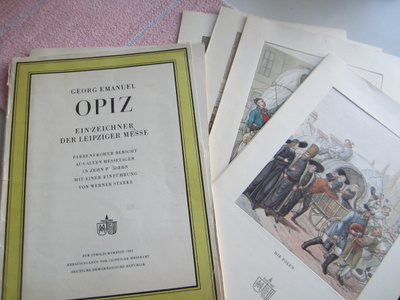 Georg E Opiz  taidejäljennöksiä ( 6kpl)