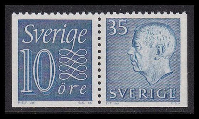 Ruotsi 430b-490EEu ** Numero-Gustaf vihkopari (1962)
