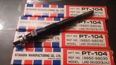 Hehkutulpat HKT PT-104, PT-107, PM-73, PN-89 / 4kpl