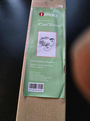 Iittala Oiva Toikka Taidejuliste Kasvot